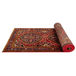 Vidal Tapis de couloir en laine 442x108 rouge Ardabil pas cher