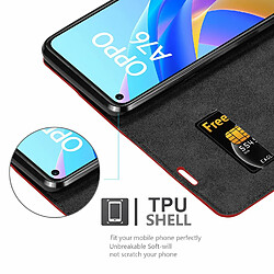 Cadorabo Coque Oppo A36 / A76 / A96 4G / K10 4G / Realme 9i Etui en Rouge pas cher