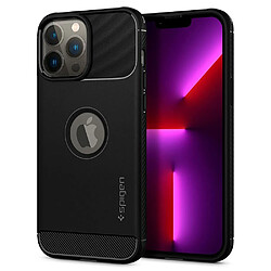 Spigen Sgp Spigen Rugged Armor Coque Compatible avec iPhone 13 Pro Max - Noir Mat