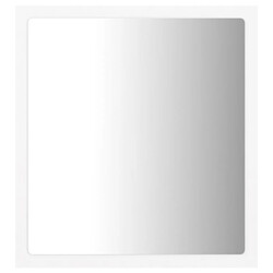 Avis Maison Chic Miroir à LED,Miroir Lumineux LED de salle de bain Blanc 40x8,5x37 cm Acrylique -MN83193