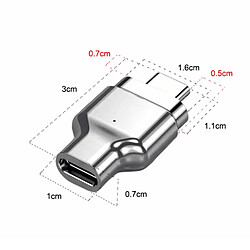 Acheter Universal Adaptateur magnétique pour 100 W de charge/40 Gbit/s de transfert de données compatible USB C 3.1 Gen 1 et 2 Apple Notebook | Adaptateur téléphonique