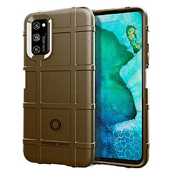 Wewoo Coque Pour Huawei Honor V30 Pro Housse en TPU antichoc à couverture complète marron