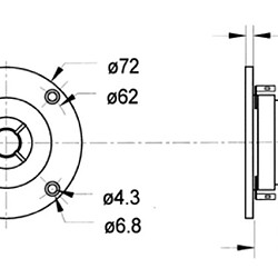 Alpexe VS-DTW72/8 - Haut-parleur (4007540010045)