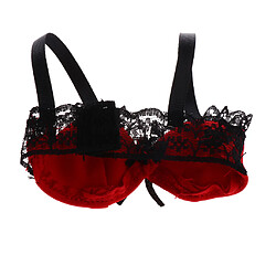 Avis Tendance BJD Vêtements Dentelle Soutien-gorge Ensemble Pour 1/3 SD Poupées Rouge