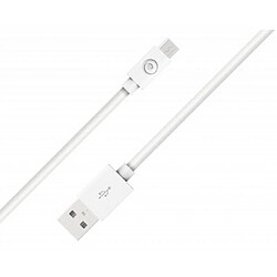 BigBen Connected Câble USB A/micro USB 1,2m - 2.1A Blanc