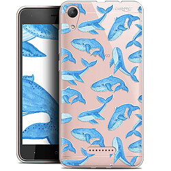 Caseink Coque arrière Wiko Lenny 4 (5 ) Gel HD [ Nouvelle Collection - Souple - Antichoc - Imprimé en France] Baleines