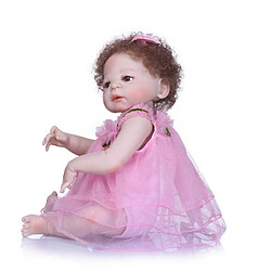 Universal Poupée bébé régénérée quai silicone souple 22/55 cm réaliste poupée jeune fille mariée.