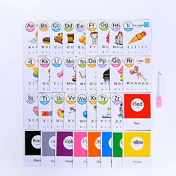 Acheter Cartes Flash 35pcs Pour La Lettre D'éducation Préscolaire Des Tout-petits De La Maternelle