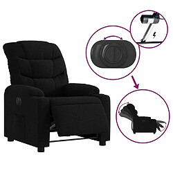 Acheter Maison Chic Fauteuil Relax pour salon, Fauteuil inclinable électrique Noir Tissu -GKD53824