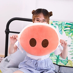 Universal 1 pièce 40 * 38cm Idée Rond Pink Pig Nez Soft Coussin Coussin de canapé Amusant Personnalisé Décoration De Maison Mode Cartoon Peluche Peluche Jouet | Oreiller en peluche