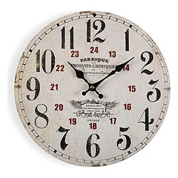 Horloge Murale Pharmautique Bois (4 x 30 x 30 cm)