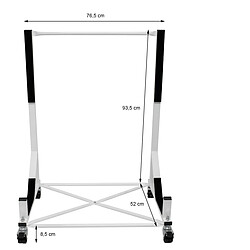 Ecd Germany Support hardtop stand rigide chariot dur blanc avec couverture Fiat Audi BMW pas cher