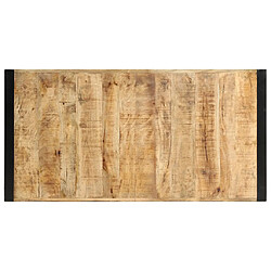 Avis vidaXL Table de bar 140x70x110 cm Bois de manguier massif