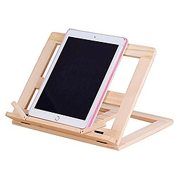 Avis Wewoo Cadre en bois Livre Lecture Étagère Support Tablette PC Musique Stand Dessin Chevalet