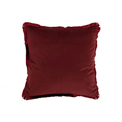 Dansmamaison Coussin Alpha Carre Polyester Rouge