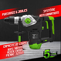 Avis Marteau perforateur 1500W - 6 joules - Vitesse variable - avec coffret Constructor