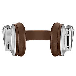 Casque Bluetooth 5.3 Extra-Bass Micro Étanche IPX3 Pliable Swissten Marron