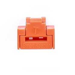 SMARTKEEPER ESSENTIAL 10x RJ45 Port Blockers+1x Lock Key Basic Orange