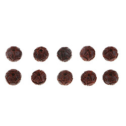 Bois de Santal Sculpture Lotus Rond Bois Mara Perles Sapcer Perles Bijoux DIY 8mm