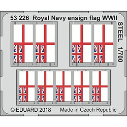 Royal Navy ensign flag WWII STEEL - 1:700e - Eduard Accessories