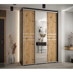 Abiks Meble Armoire Davos 11 À Portes Coulissantes 235,2/170/45 3 Portes