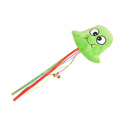 Paris Prix Jouet Peluche pour Chat Grenouille 32cm Vert