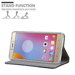 Cadorabo Coque Lenovo K6 NOTE Etui en Bleu pas cher