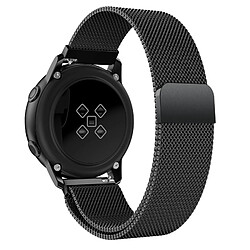 Acheter Wewoo Bracelet de poignet en acier inoxydable magnétique Milanis WatchBand pour Galaxy Watch Active 20mm (Noir)