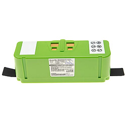 vhbw batterie remplacement pour iRobot 2130LI, 4374392, 4376392, 4462425, 4502233 pour robot électroménager (5200mAh, 14,4V, Li-ion)