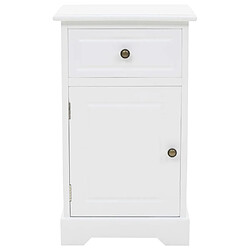 Helloshop26 Table de nuit chevet commode armoire meuble chambre mdf et bois de pin 35 x 32 x 59 cm 1402072