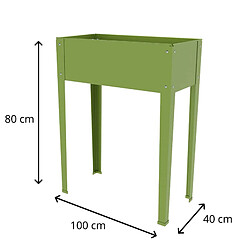 Acheter Potager sur Pieds Gardiun Grove IV 40x100x80 cm Vert