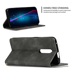 Acheter Wewoo Housse Coque Etui en cuir avec rabat horizontal magnétique Business Skin Feel pour OnePlus 7 Pro Gris foncé