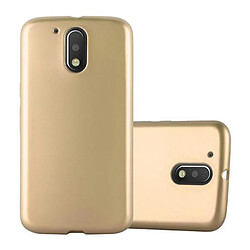 Cadorabo Coque Motorola MOTO G4 / G4 PLUS Etui en Or