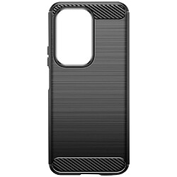 Avizar Coque pour Honor 200 Lite Souple Effet Carbone et Brossé Noir