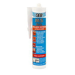 mastic ms - multi usages - gris - cartouche de 280ml - geb 892007