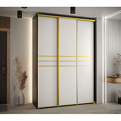 Abiks Meble Armoire Davos 10 À Portes Coulissantes 235,2/170/45 3 Portes