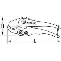 Avis KS TOOLS Cisaille pour tubes plastiques Ø 0 - 32mm L.205mm Kstools