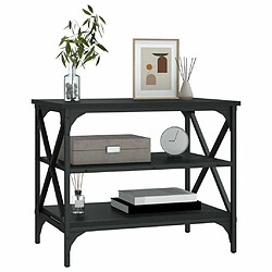 Acheter Maison Chic Meuble TV scandinave - Banc TV pour salon Noir 60x40x50 cm Bois d'ingénierie -MN38325