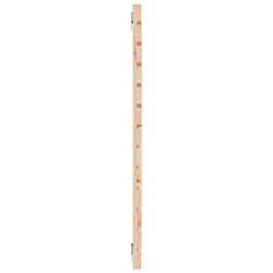 Maison Chic Tête de lit scandinave,Meuble de chambre murale 146x3x91,5 cm Bois massif de pin -MN51061 pas cher