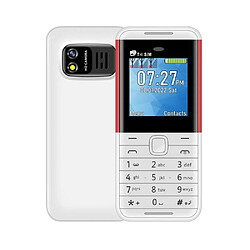 Mini Téléphone Portable Triple SIM Bluetooth FM Batterie Longue Durée 600mAh Blanc YONIS