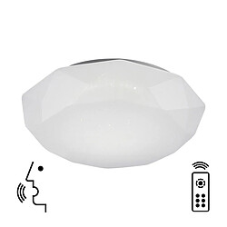 Inspired Plafonnier, LED 56W, 3000-5000K Tunable White, 4000lm, Télécommande, APP, Alexa & Google Voice Control, Blanc, 3 ans de garantie