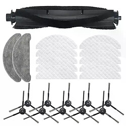 Pièces de rechange pour aspirateur Robot Roidmi EVE Plus, brosse principale, brosse latérale, chiffon de vadrouille jetable, AD 23Pcs