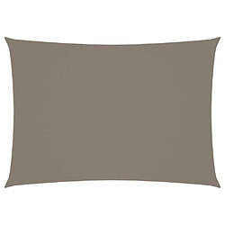 Maison Chic Voile d'ombrage | Voile de parasol | Toile d'ombrage tissu oxford rectangulaire 3x4 m taupe -MN57669