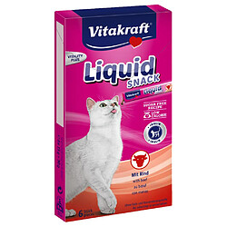 Friandises Liquid Snack au Boeuf + Inuline pour Chat - Vitakraft - 90g