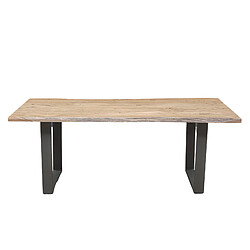 BOIS & CHIFFONS Table a manger en bois | Acacia Forest