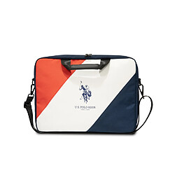 Us Polo U.S Polo Sacoche pour Ordinateur Portable 15'' Modèle Double Horse Multicolore