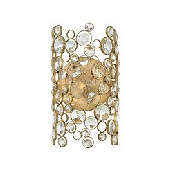 Elstead Lighting Applique murale Anya Feuille d'argent