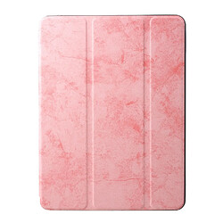 Etui en PU trois volets rétro rose pour votre Apple iPad Pro 10.5-inch (2017)