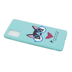 Coque en silicone avec lanière bleu ciel pour votre Samsung Galaxy A33 5G