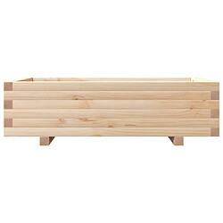 Acheter vidaXL Jardinière 90x60x26,5 cm bois de pin massif